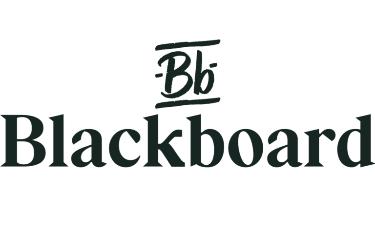 Blackboard logo with stylized 'Bb' above it.